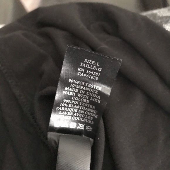 NWT Just Cozy Tunic Top Black 4 Way Stretch - Picture 6 of 8